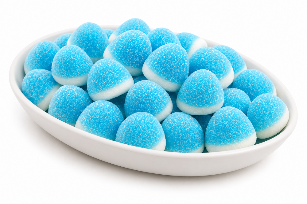 Blauwe kusjes