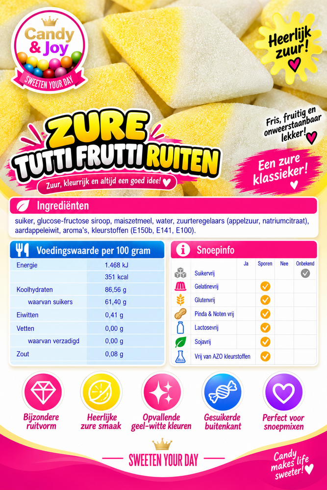 Bubs Zure Tutti Frutti Ruiten