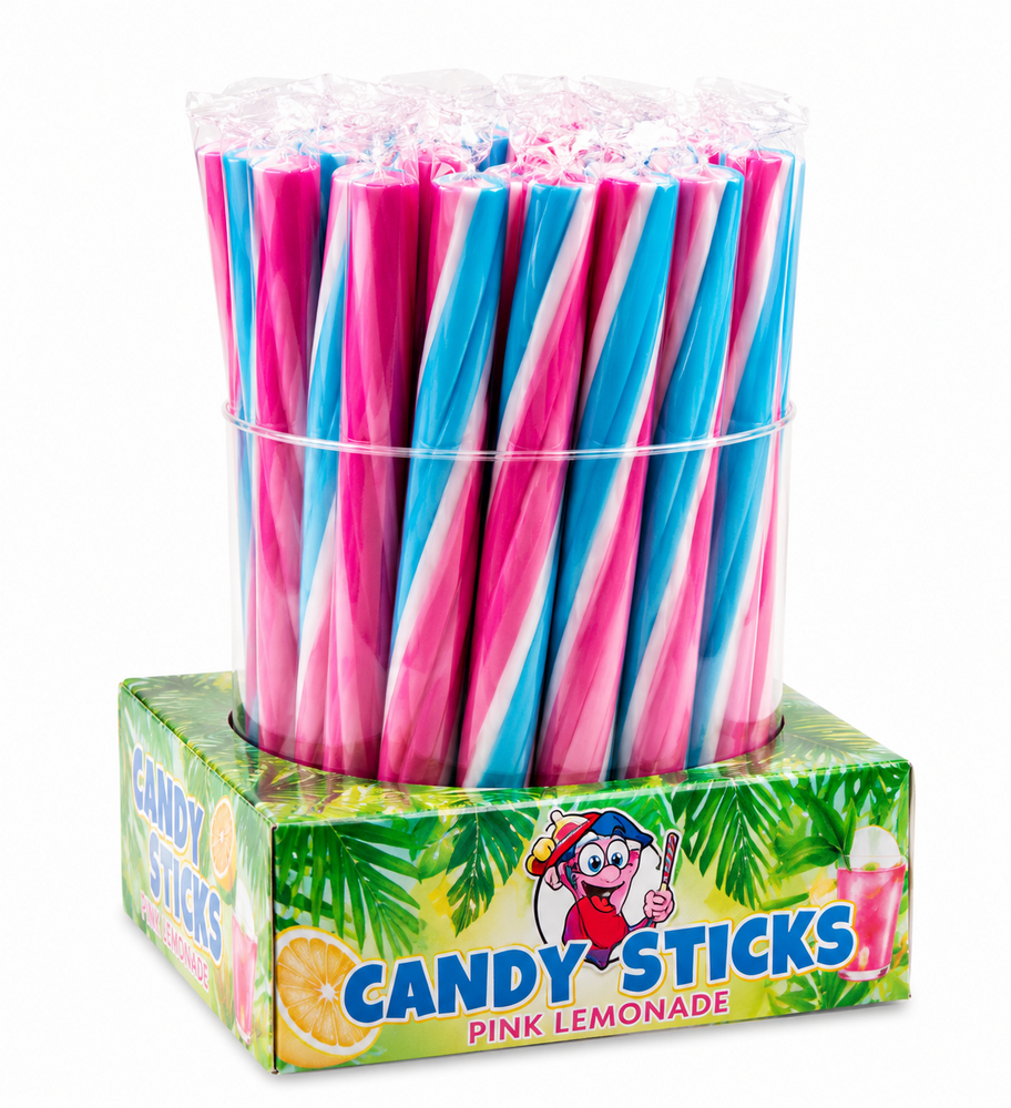 Dr. Sweet Candy Sticks Pink Lemonade