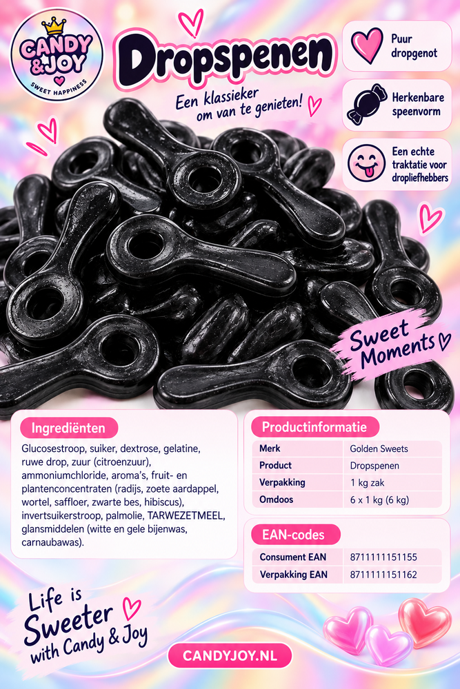 Golden Sweets Dropspenen