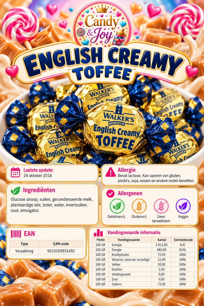 Walkers English Creamy Toffees