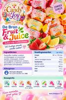 De Bron Fruitjuice Toffee Sugarfree