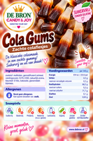 De Bron Cola Gums Sugarfree